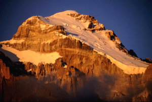 Der Aconcagua mit seinem Polengletscher